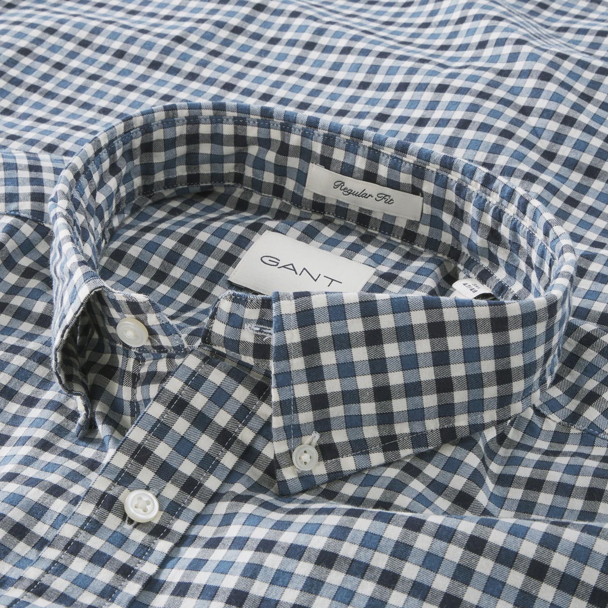 Gant Freizeithemd aus Baumwolle blau