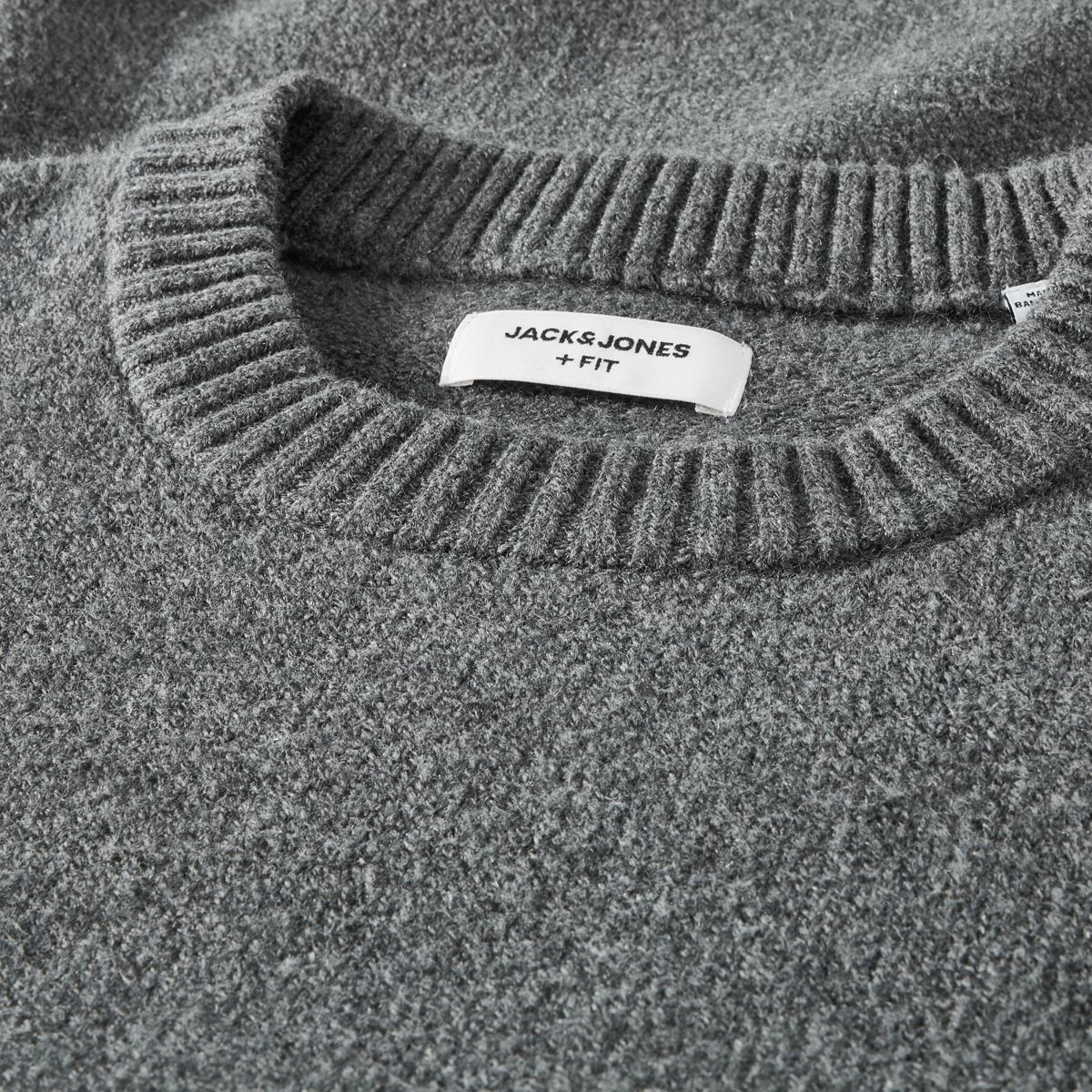 Jack&Jones Pullover mit Stretch dunkelgrau