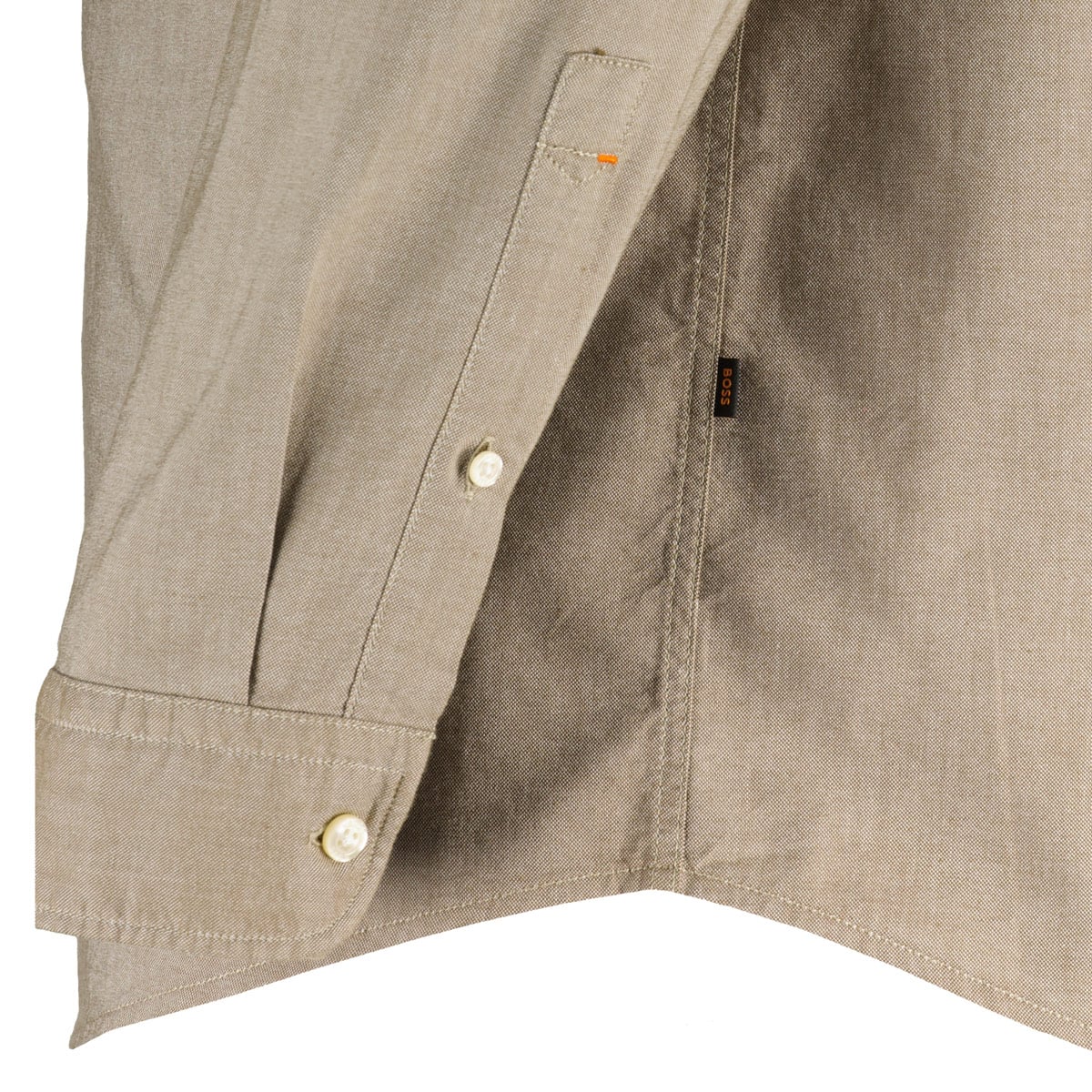 BOSS Freizeithemd aus Baumwolle oliv BOSS Freizeithemd aus Baumwolle oliv