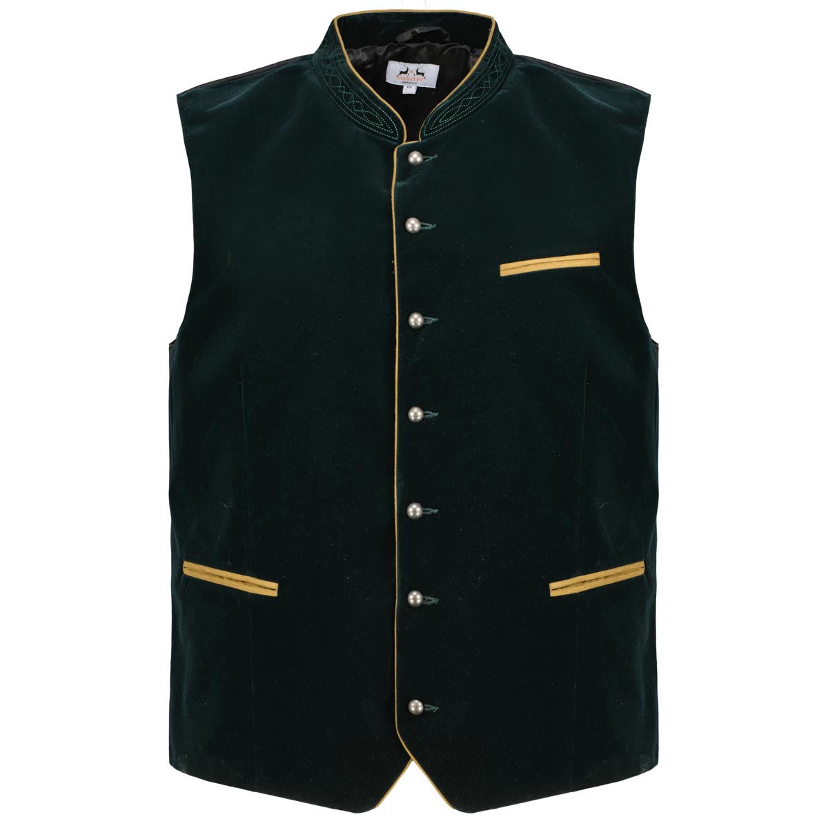 Maddox Trachtenweste aus Samt grün