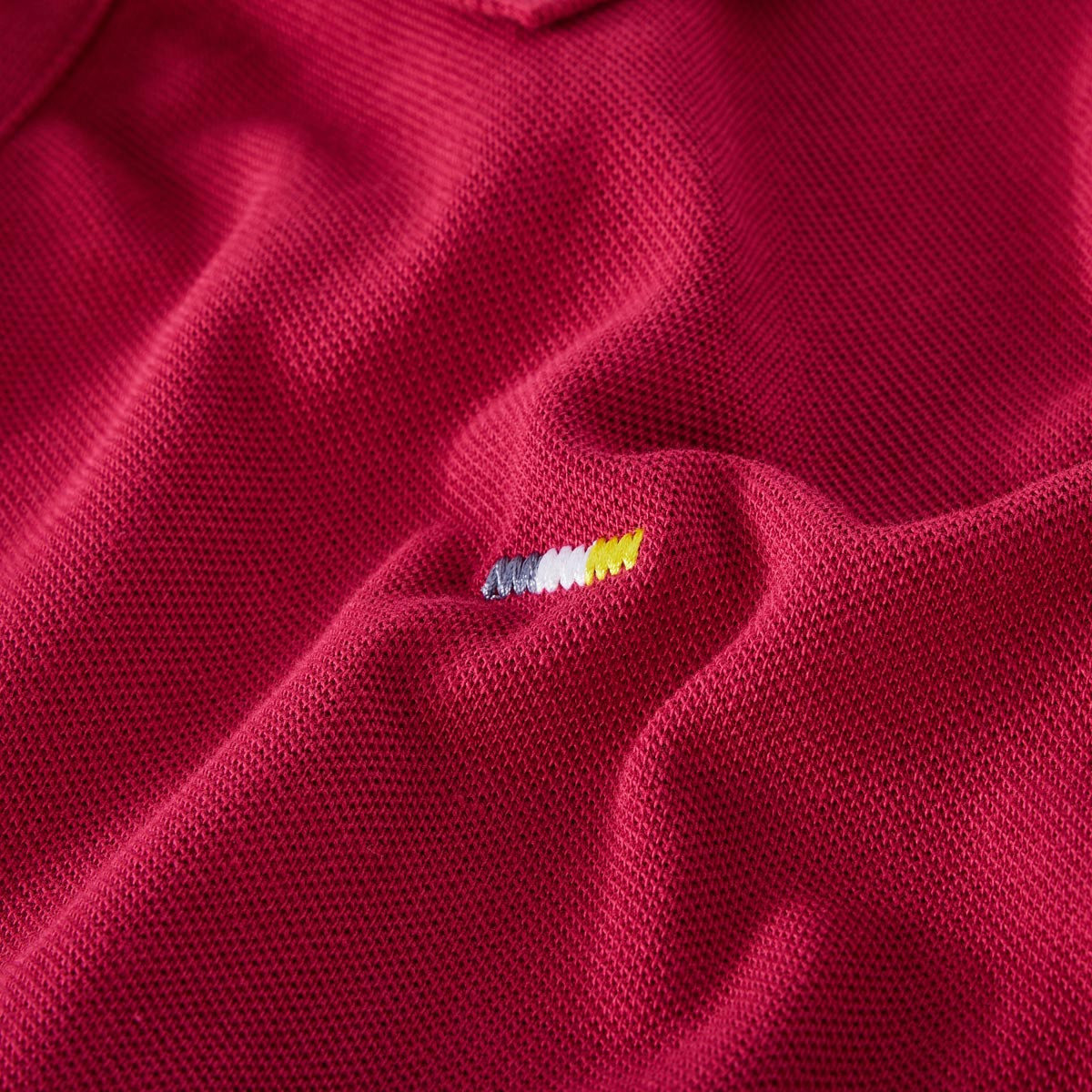 Pfundskerl Poloshirt aus Baumwolle beere