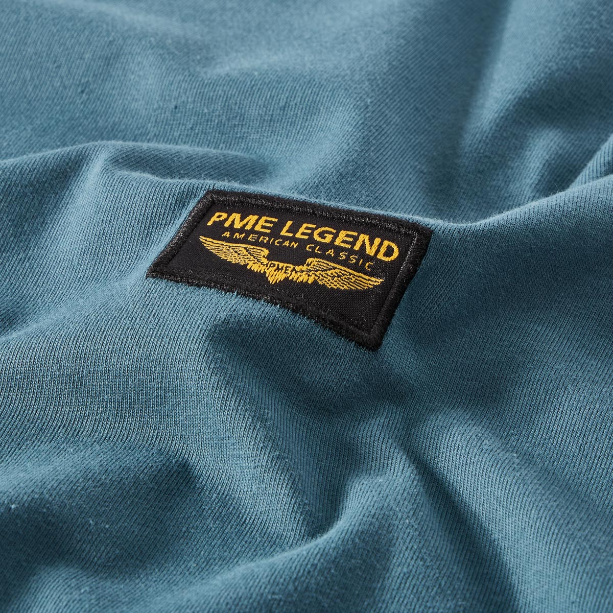 PME LEGEND T-Shirt mit Elasthan blau