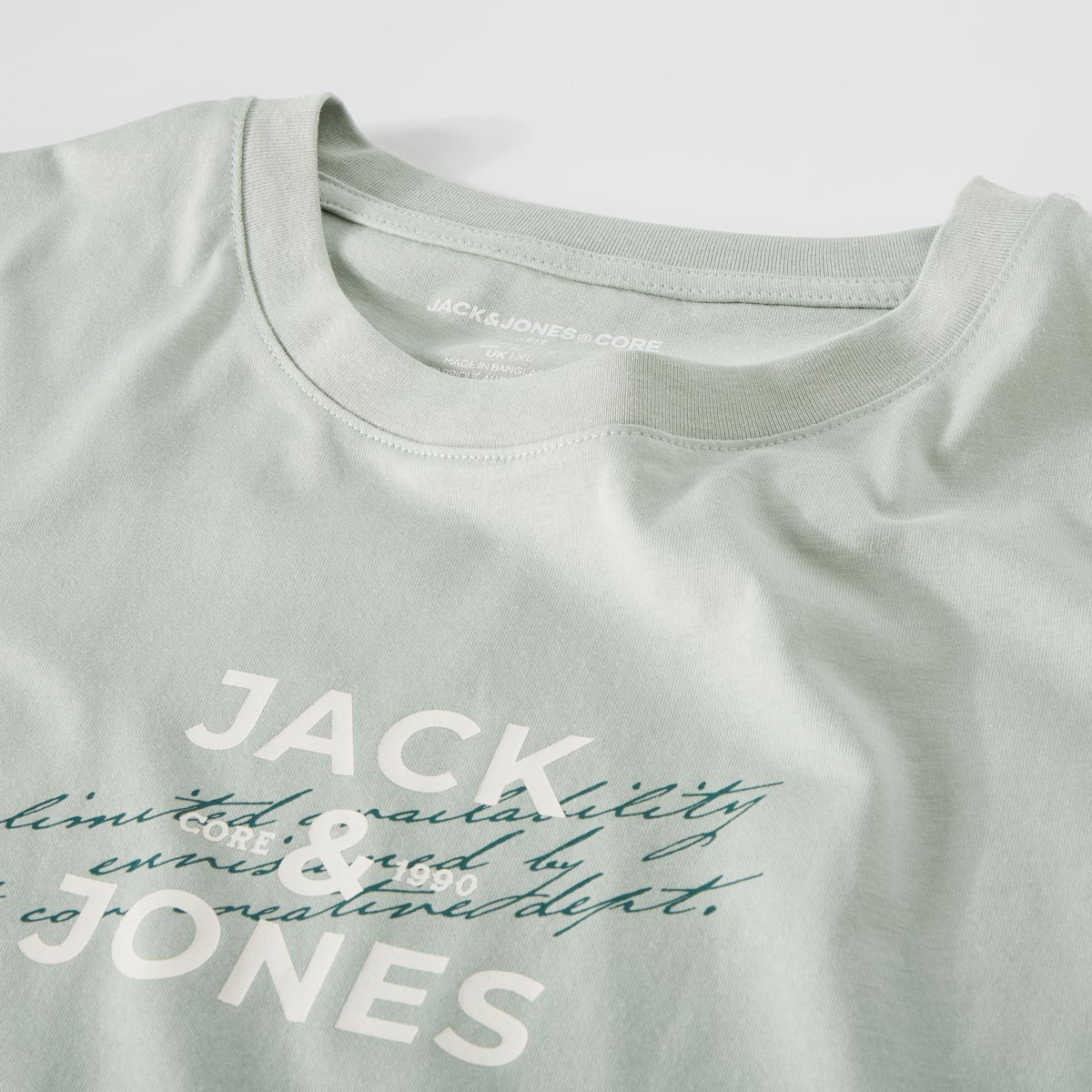 Jack&Jones T-Shirt mit Label-Print mint