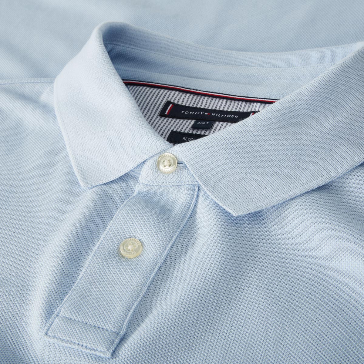 Tommy Hilfiger Poloshirt mit Stretch hellblau