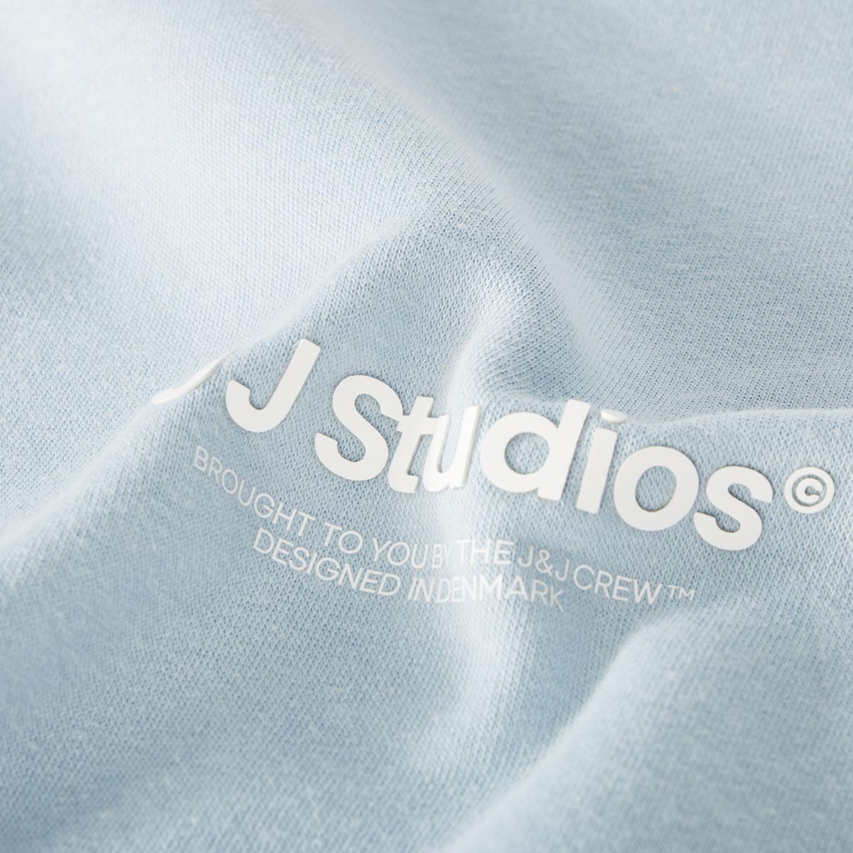 Jack&Jones Pullover aus Baumwolle hellblau