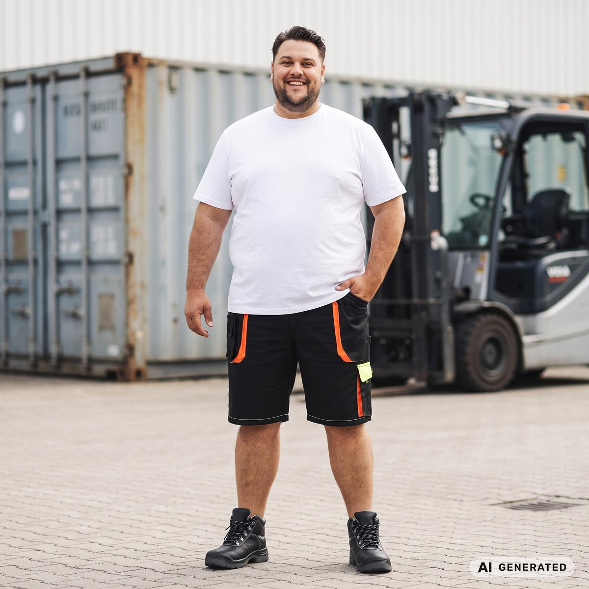 ADAMO Arbeits-Shorts, robust schwarz
