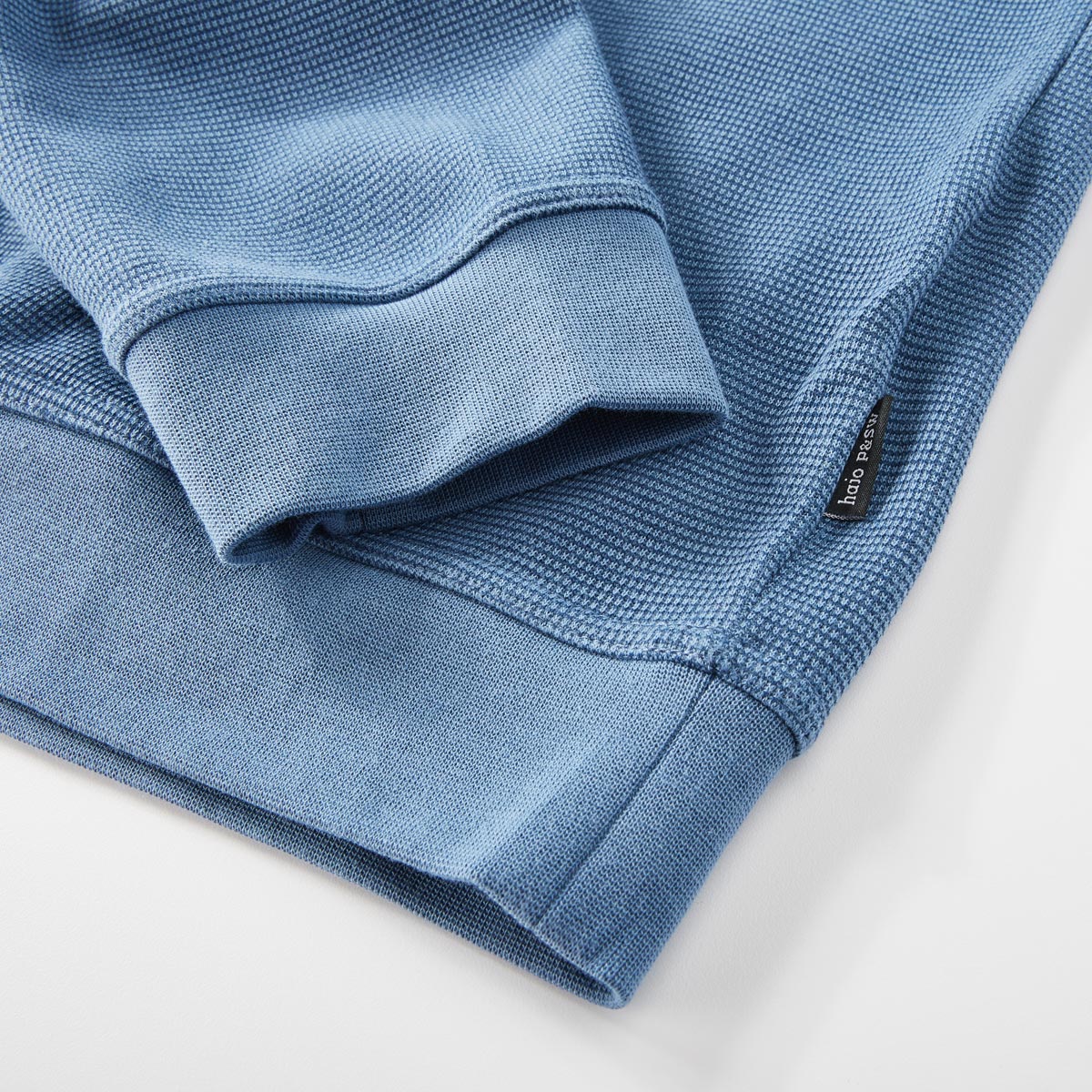 Hajo Sweatshirt "Stay Fresh", bügelfrei jeansblau