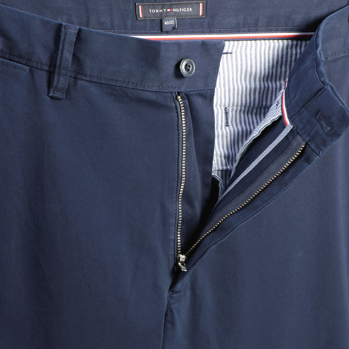 Tommy Hilfiger Stretch-Chinos, Regular Fit marine