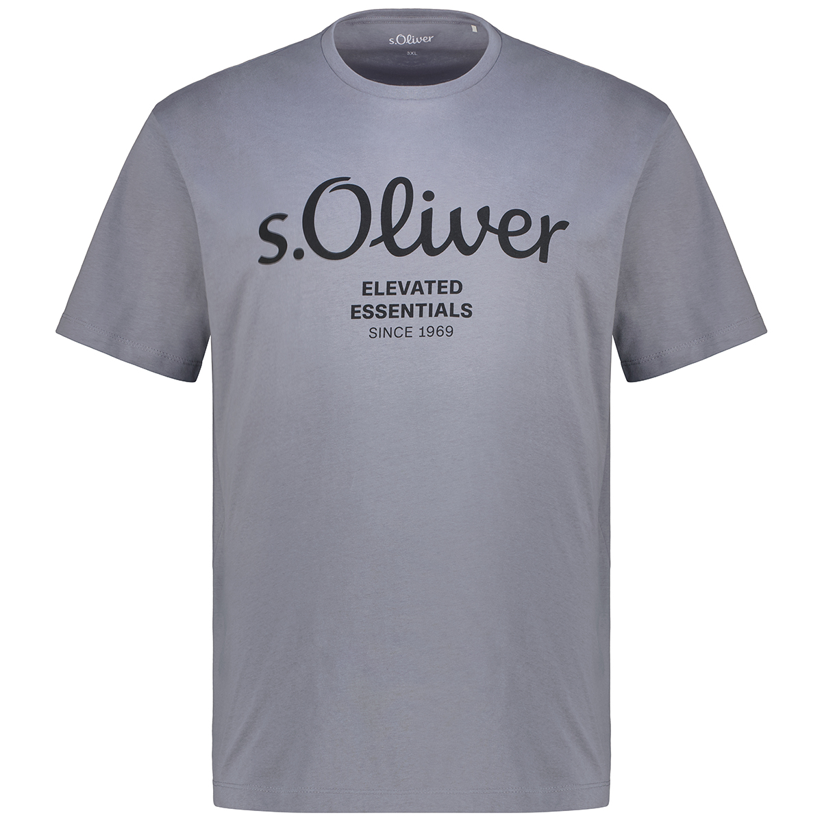 T-Shirt mit Label-Print