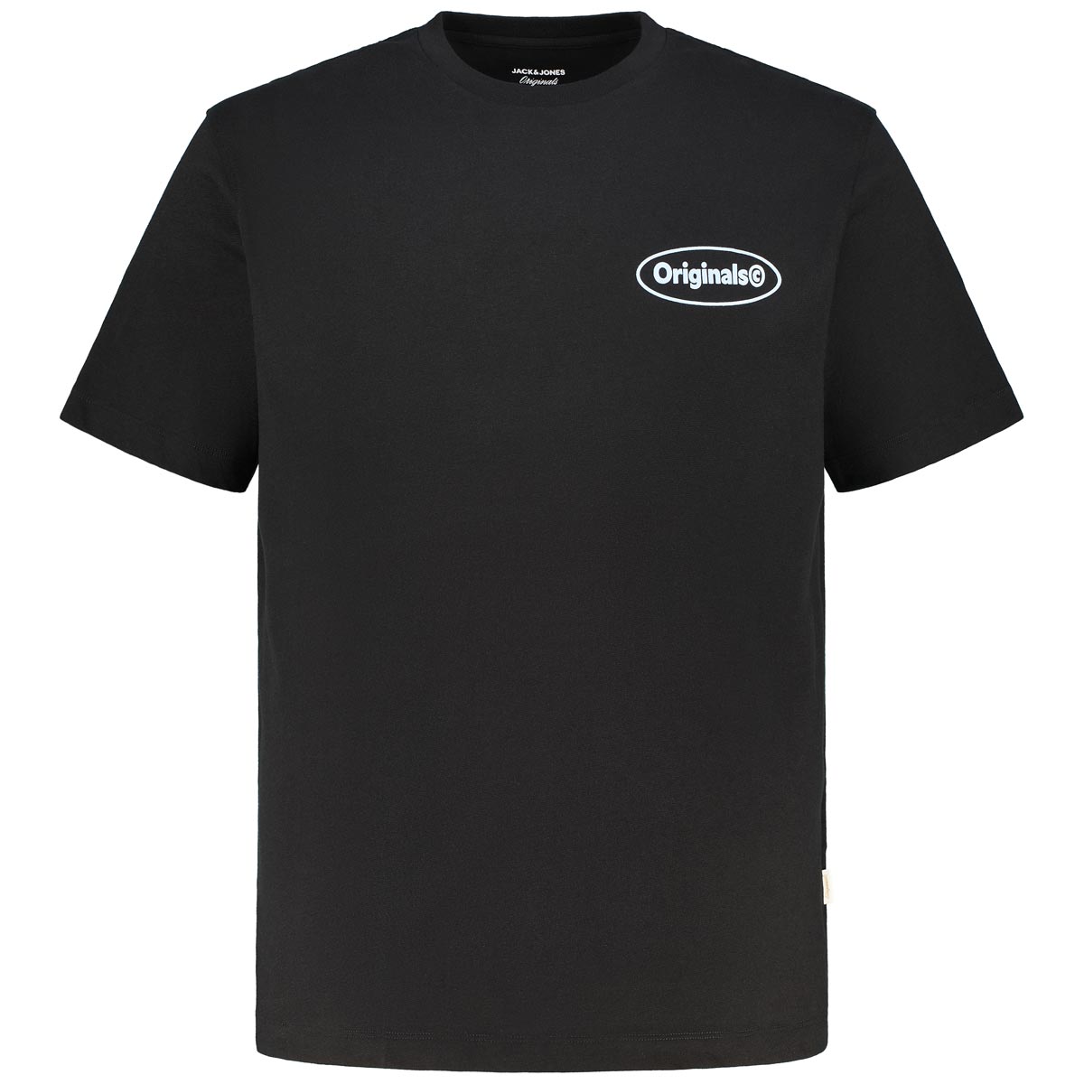 Jack&Jones T-Shirt mit Print auf Vorder- und Rückseite schwarz