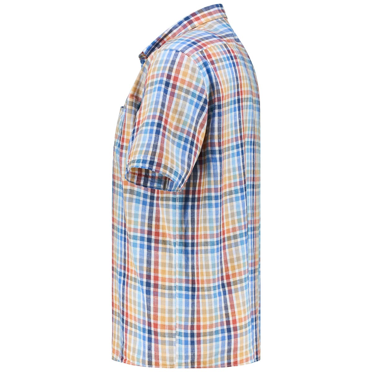 CASA MODA Freizeithemd mit Leinen orange