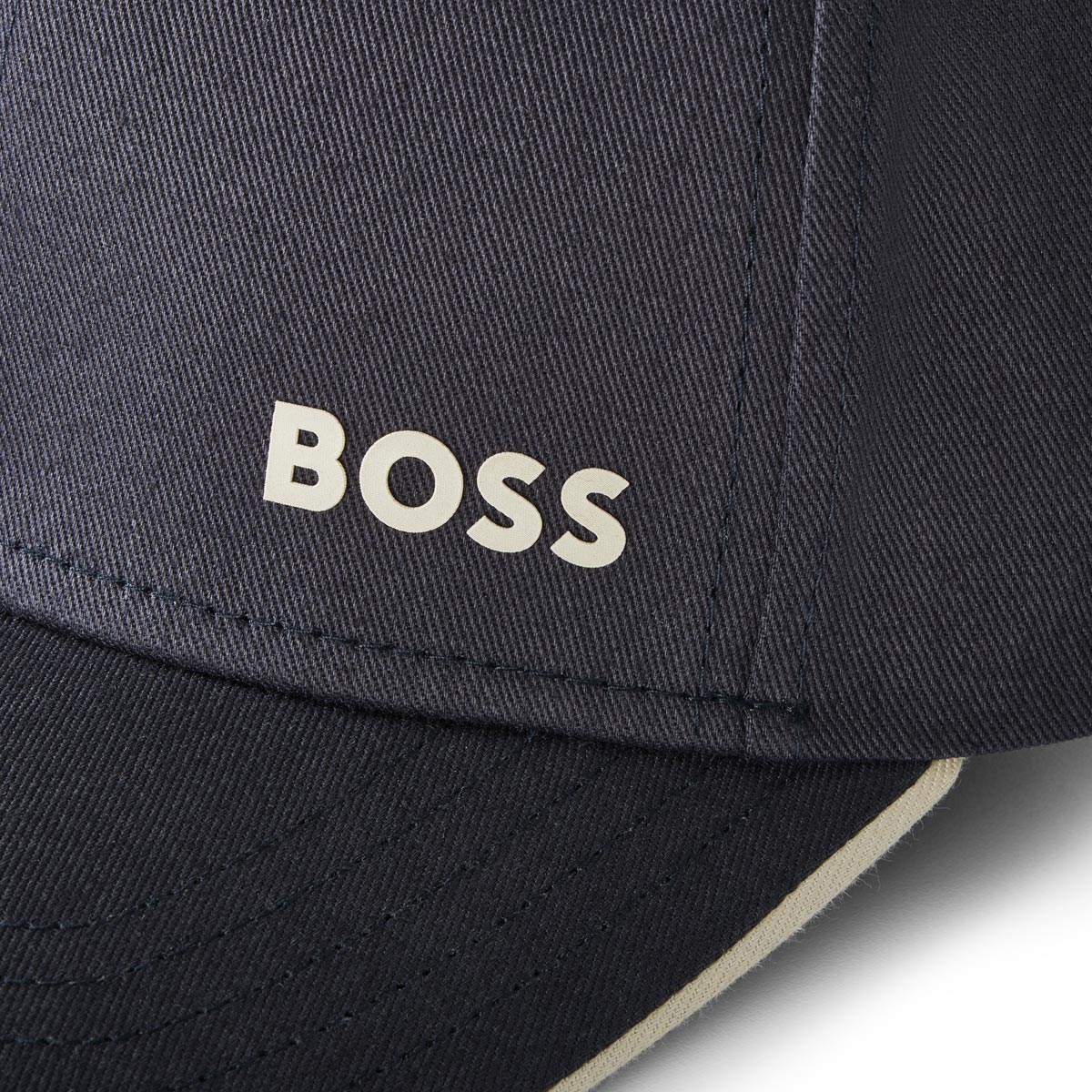 BOSS Cap mit Logo-Print dunkelblau