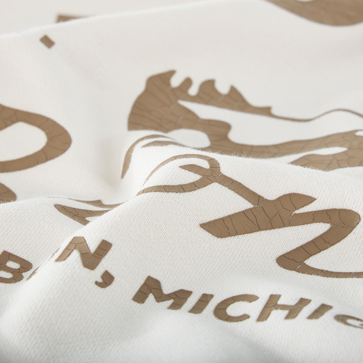 s.Oliver Hoodie mit Print creme