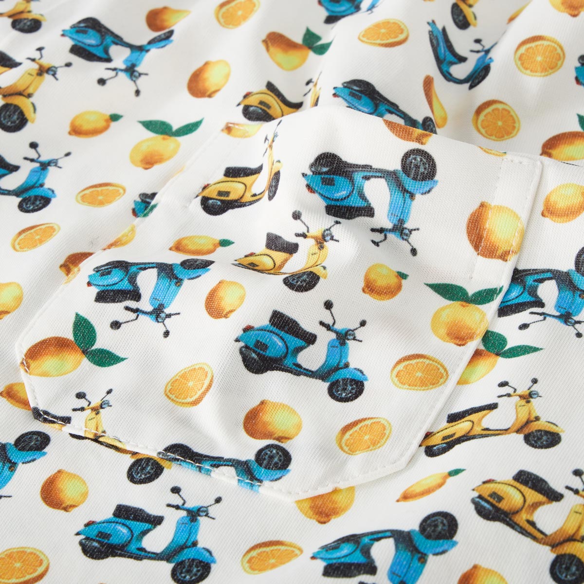 Hajo Freizeithemd mit "Stay Fresh" blau