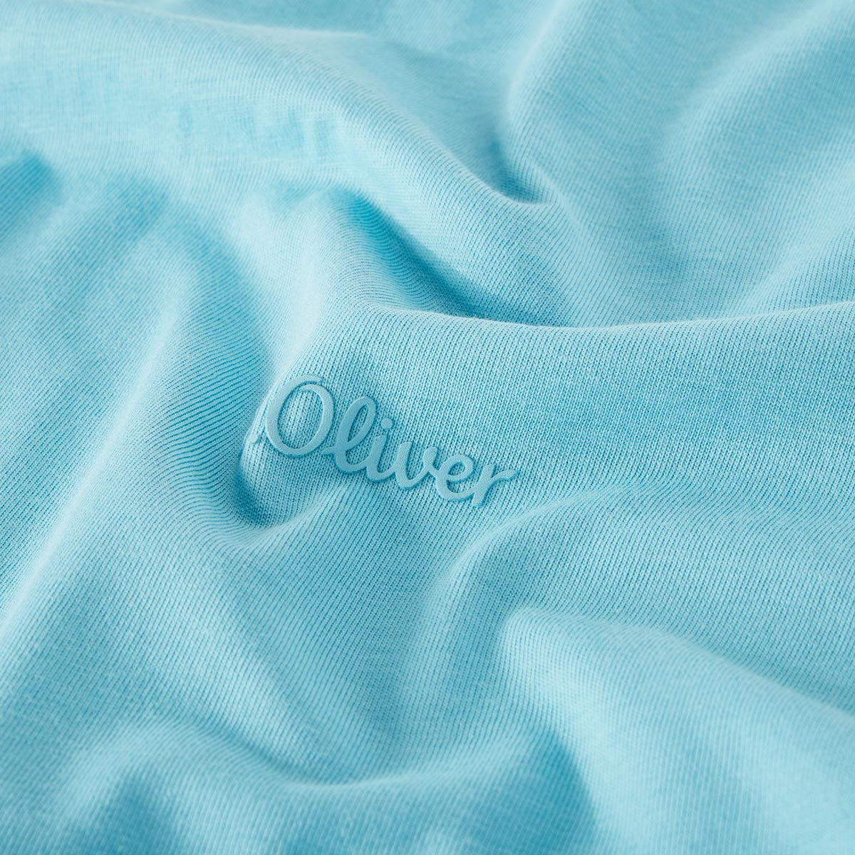 s.Oliver T-Shirt aus Baumwolle türkis