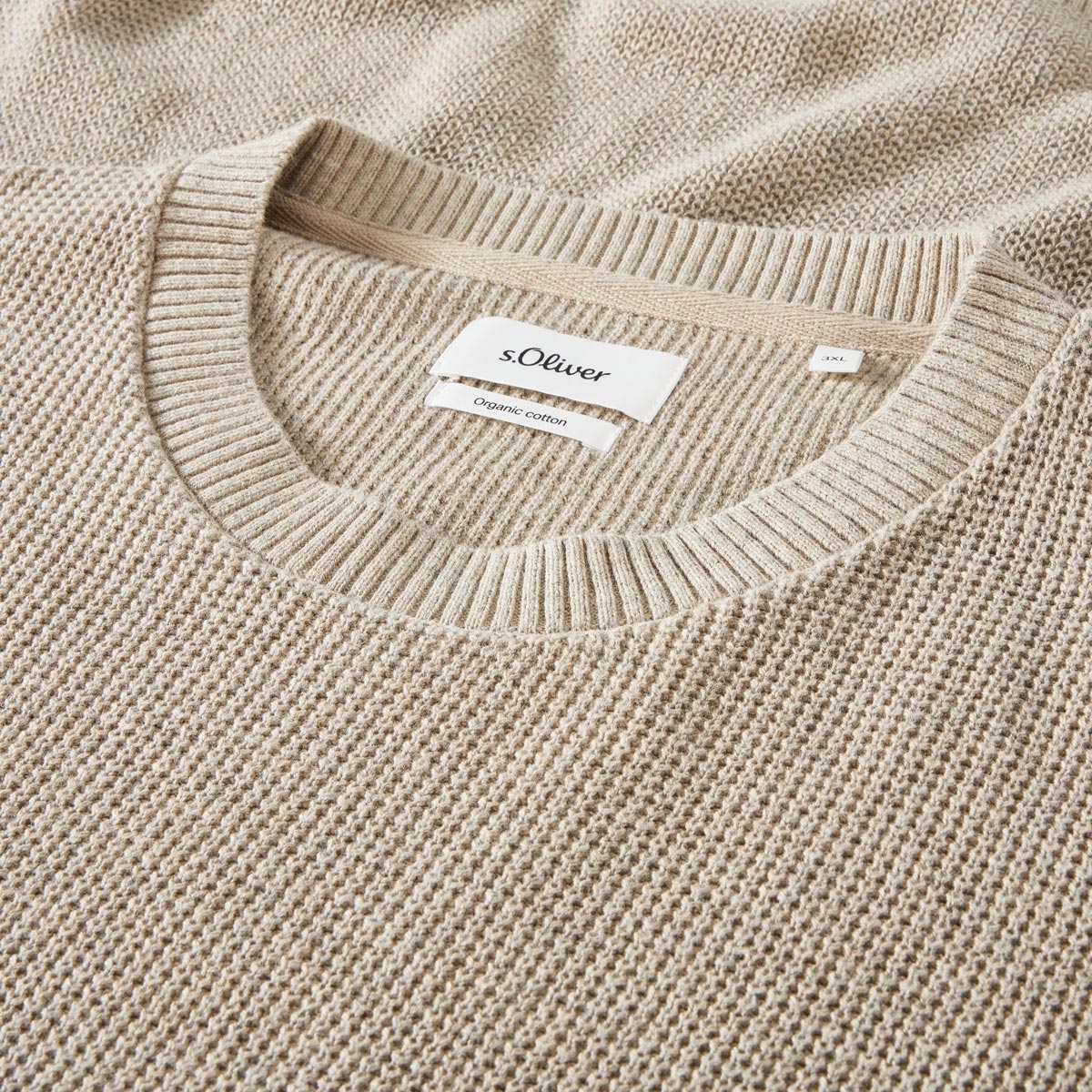 s.Oliver Pullover aus Baumwolle lindgrün