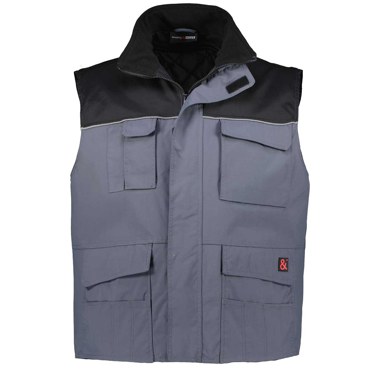 Abraxas 2-in-1 Arbeitsweste grau/schwarz Abraxas 2-in-1 Arbeitsweste grau/schwarz