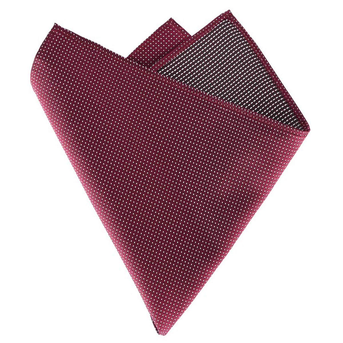 Einstecktuch aus Seide, gepunktet