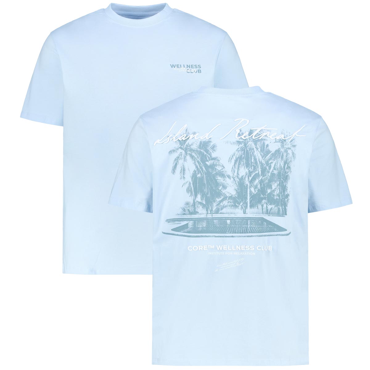 T-Shirt mit Print auf Vorder- und Rückseite