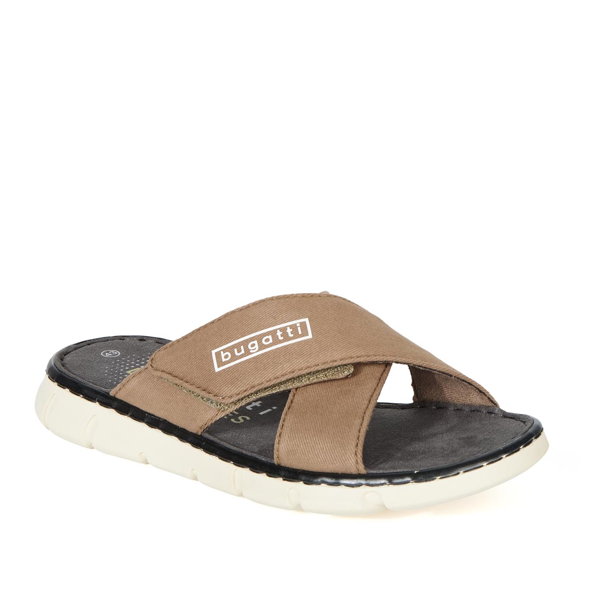 Sandalen aus Materialmix, leicht