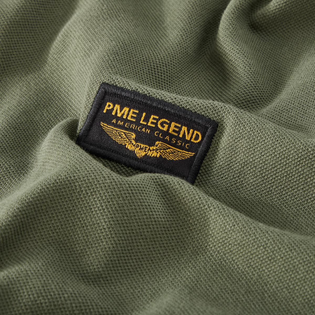 PME LEGEND Poloshirt mit Elasthan grün