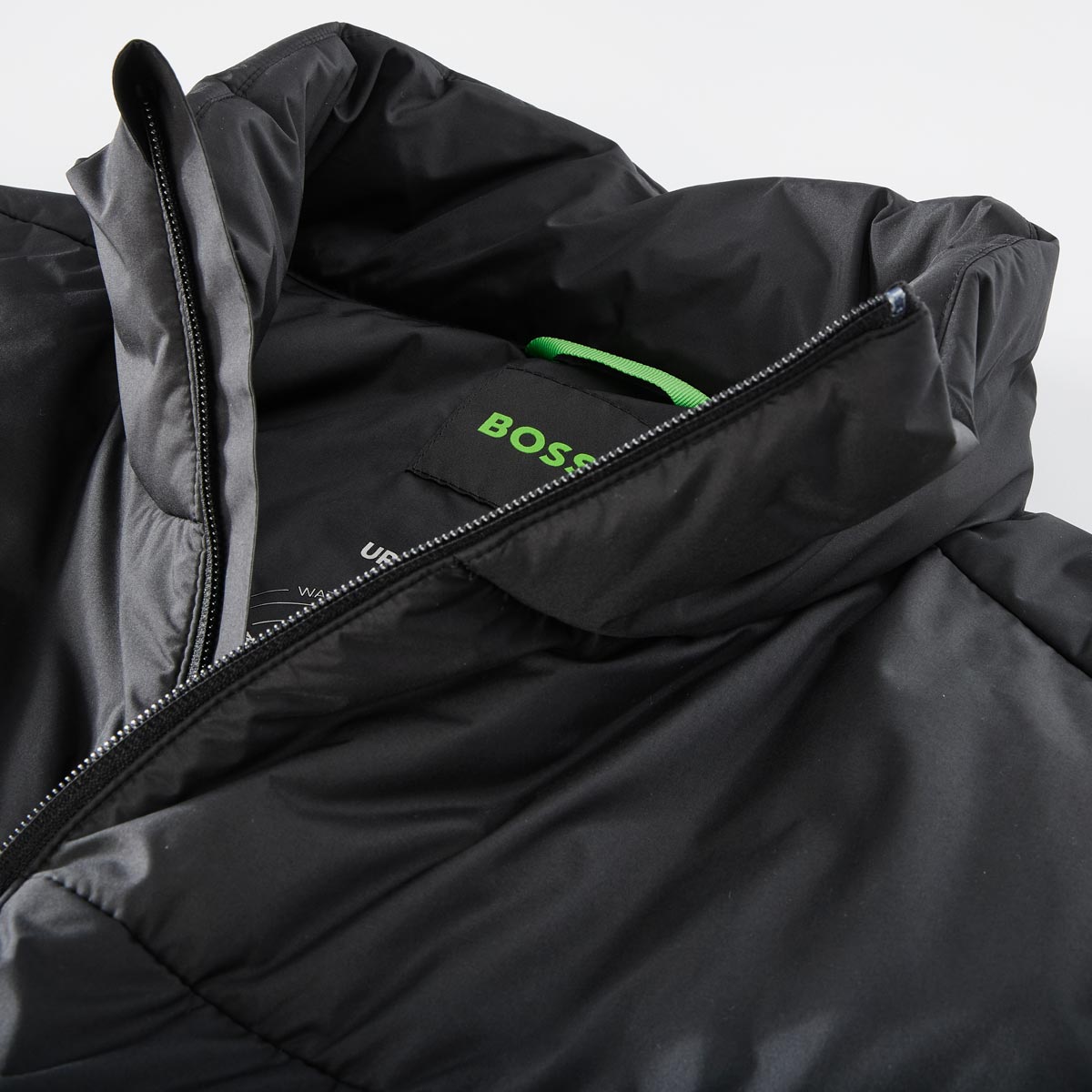 BOSS Wattierte Jacke, wasserabweisend schwarz