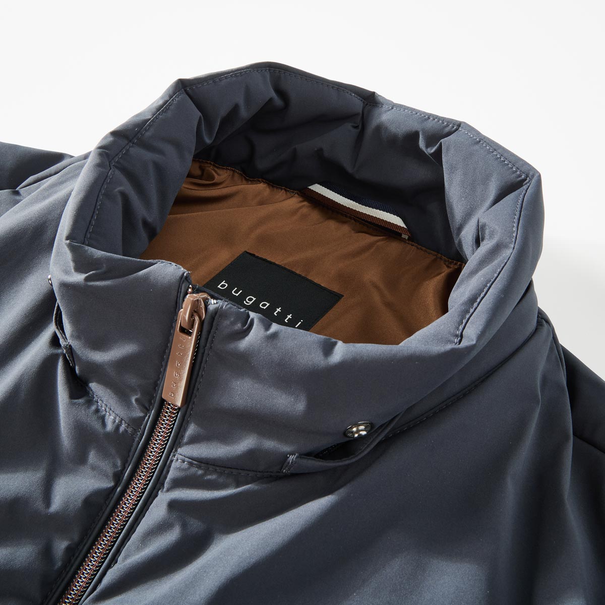 bugatti Steppjacke mit Stretch, wasserabweisend dunkelblau