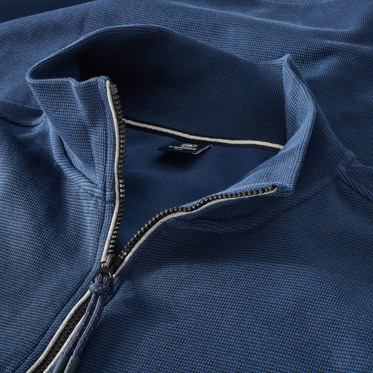 Lerros Sweatshirt aus Baumwollmischung blau