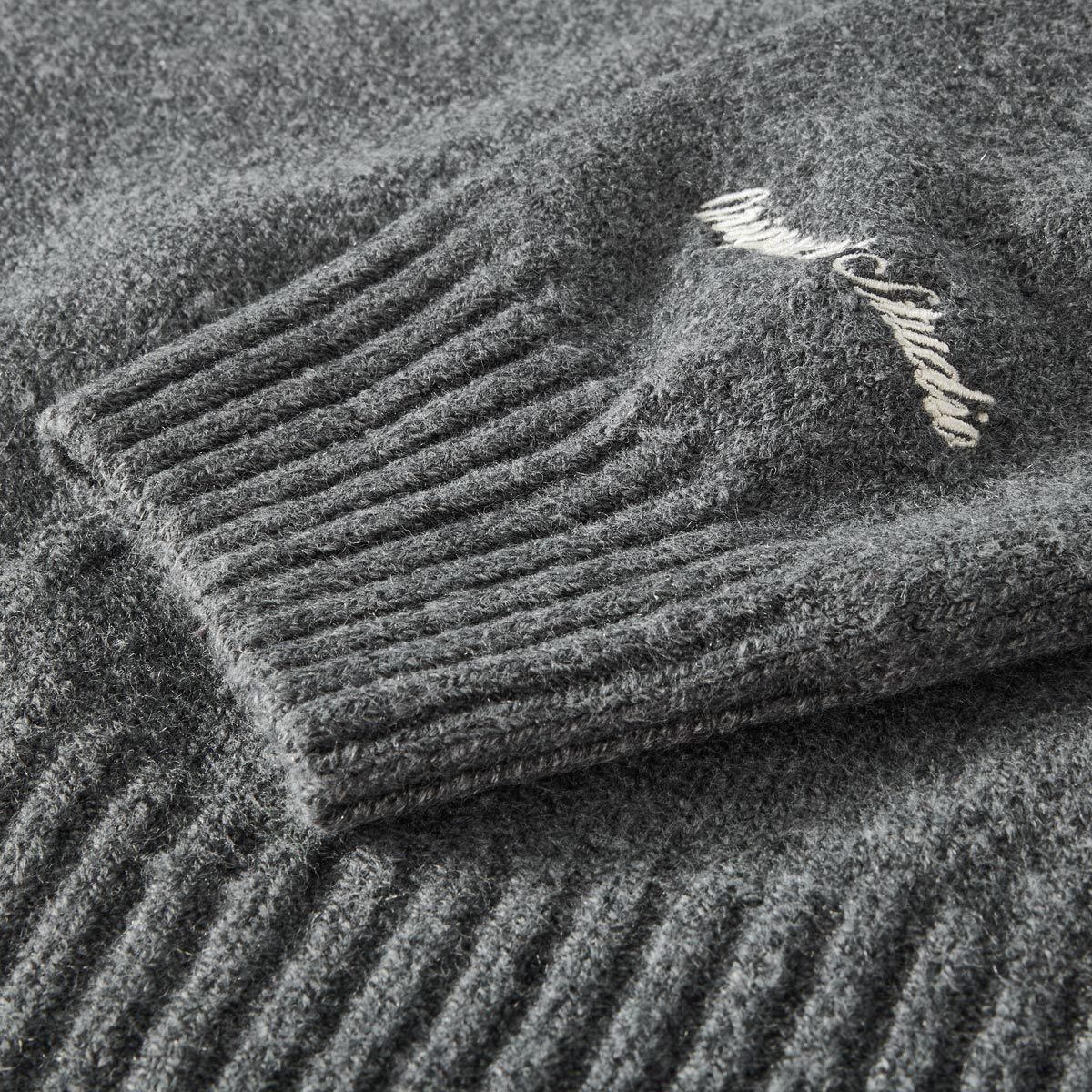 Jack&Jones Pullover mit Stretch dunkelgrau