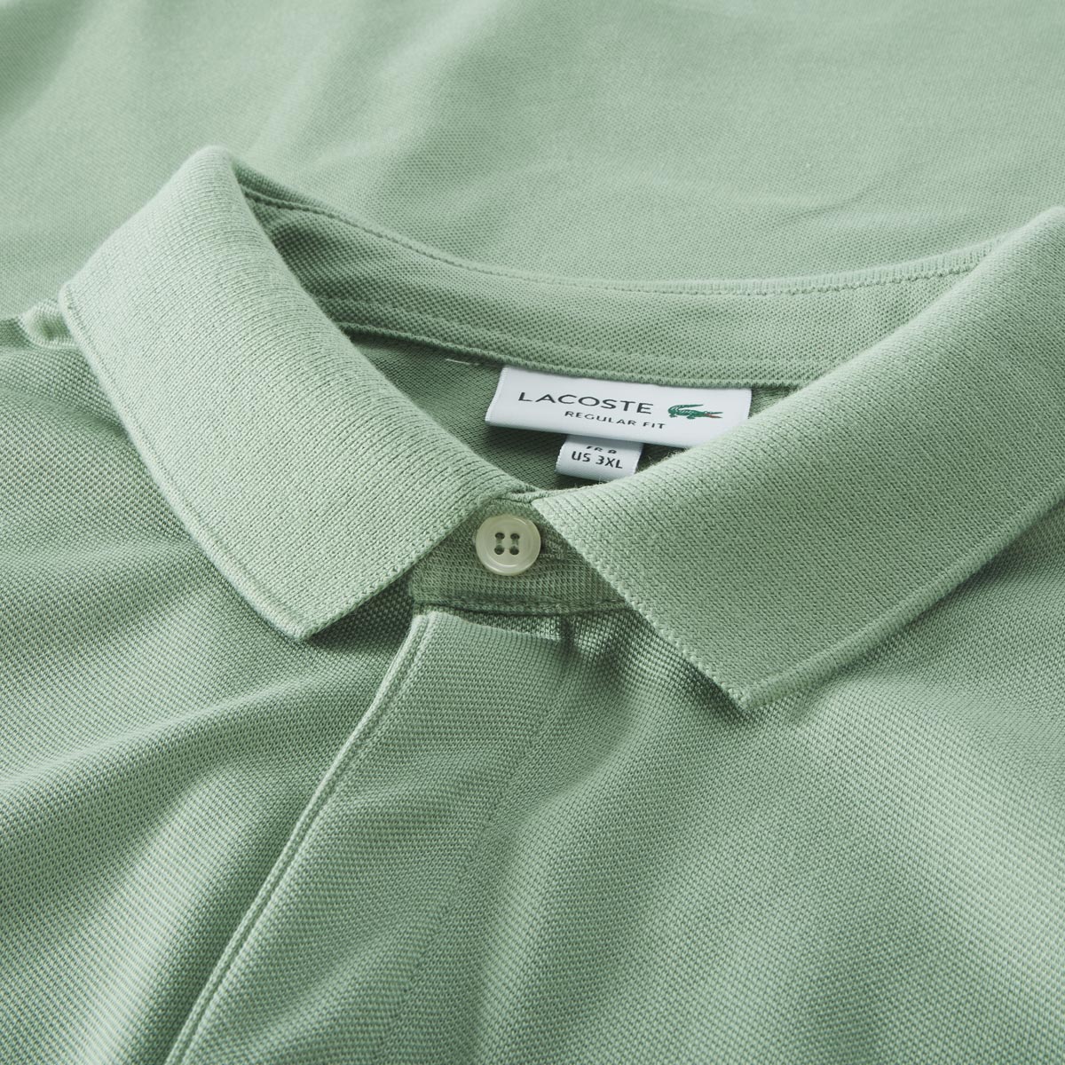 LACOSTE Poloshirt mit Elasthan grün