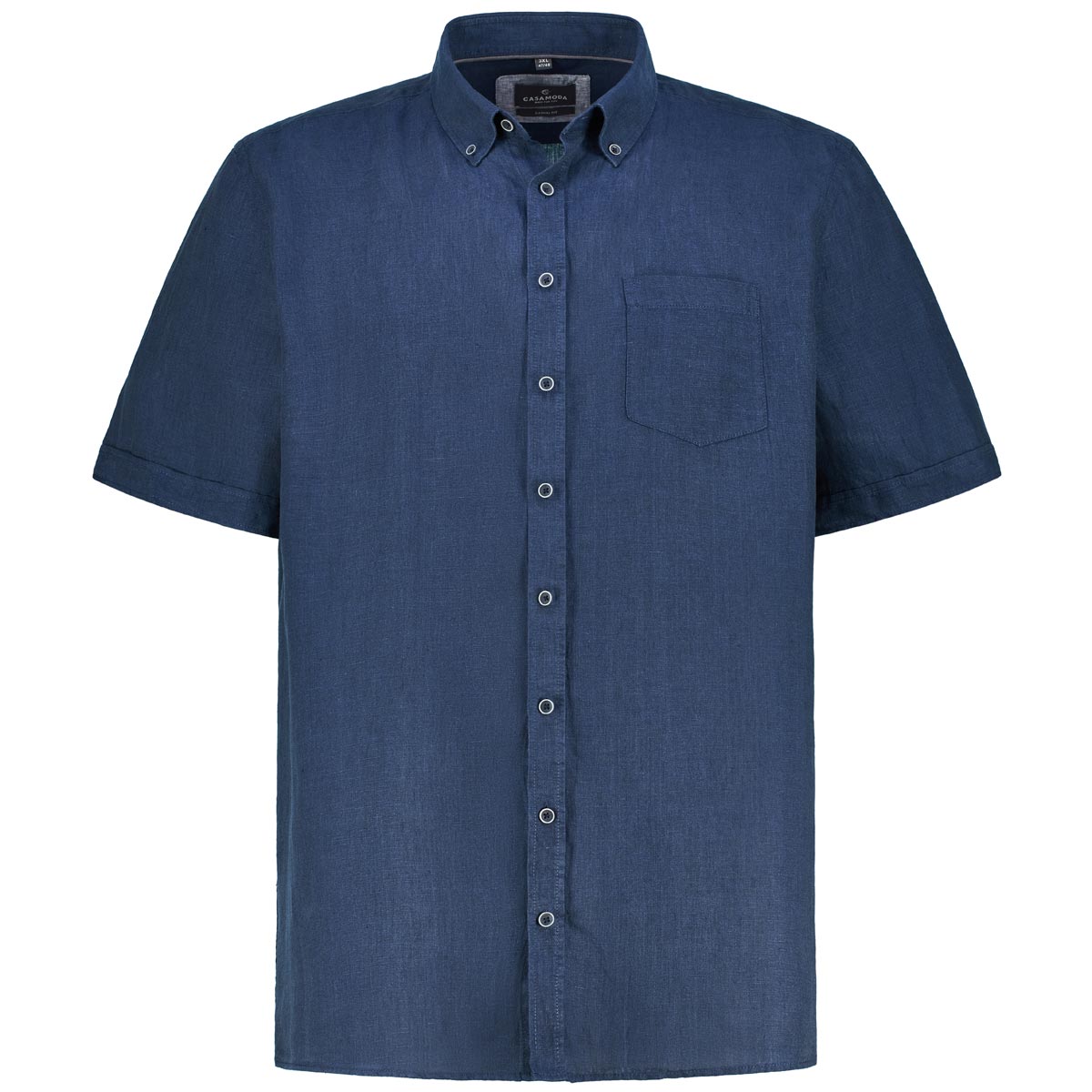 CASA MODA Freizeithemd aus Leinen Farbe blau Größe: 6XL günstig online kaufen
