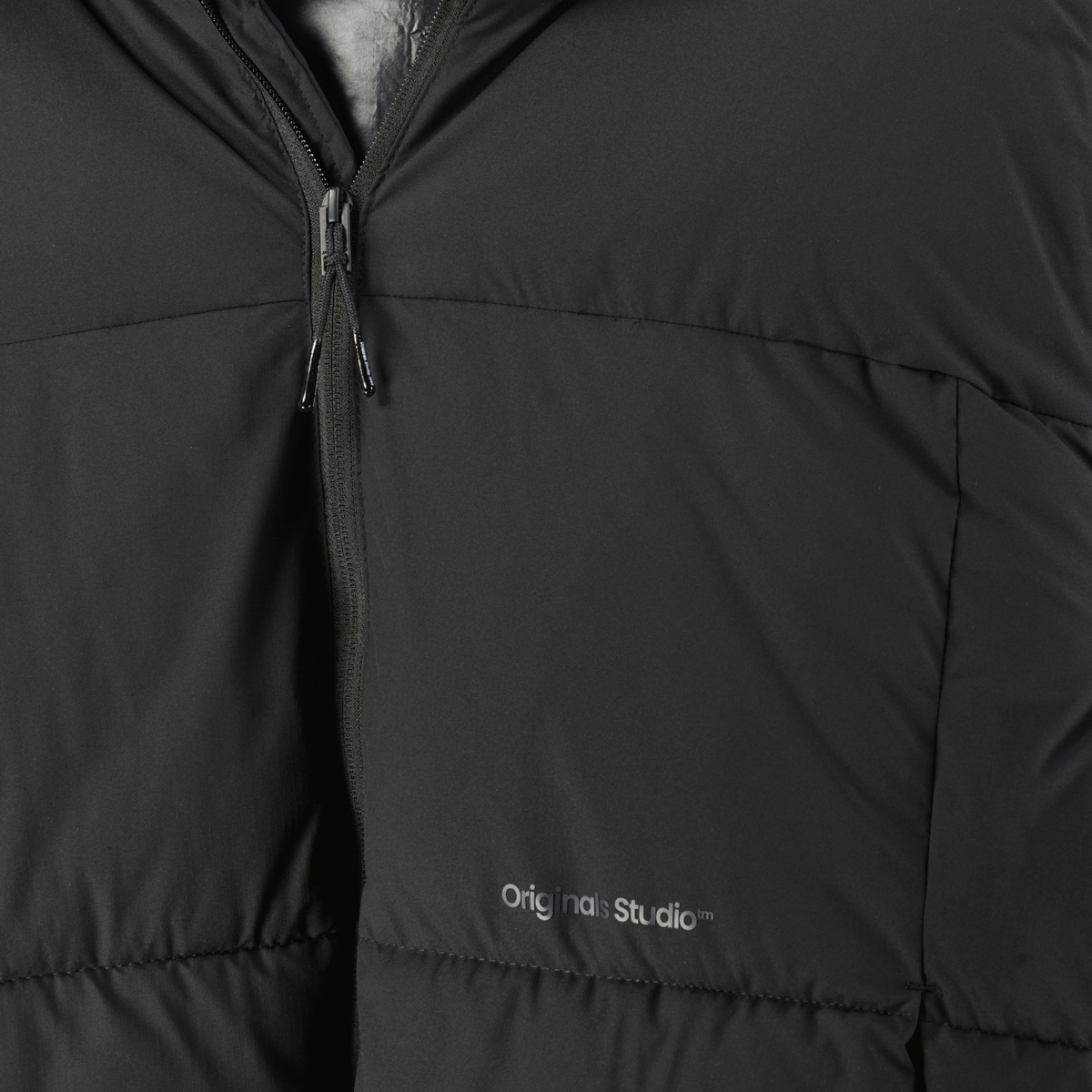 Jack&Jones Wattierter Steppmantel, wind- und wasserabweisend schwarz