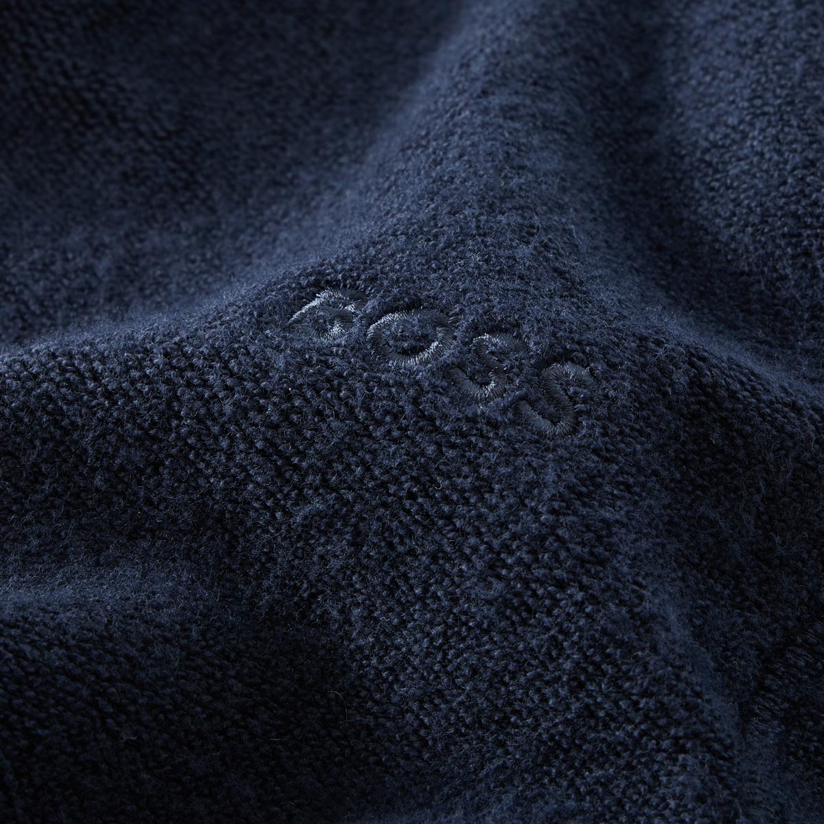 BOSS Jogginghose aus Baumwollmischung dunkelblau