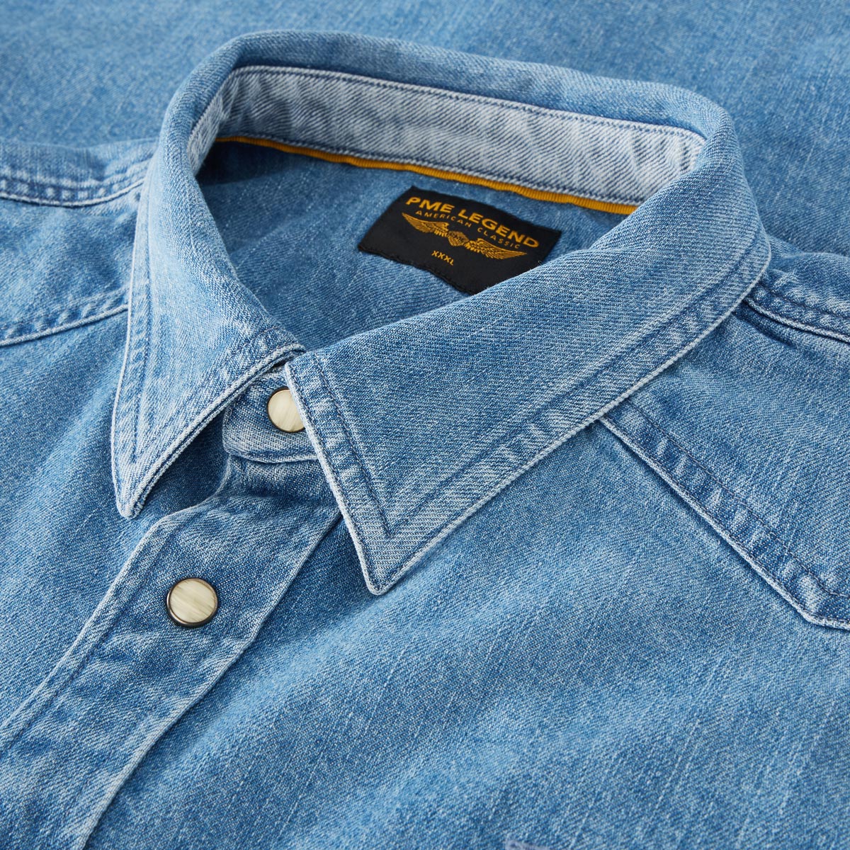 PME LEGEND Jeanshemd jeansblau