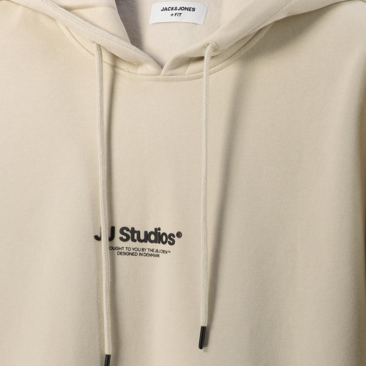 Jack&Jones Hoodie mit Label-Print beige