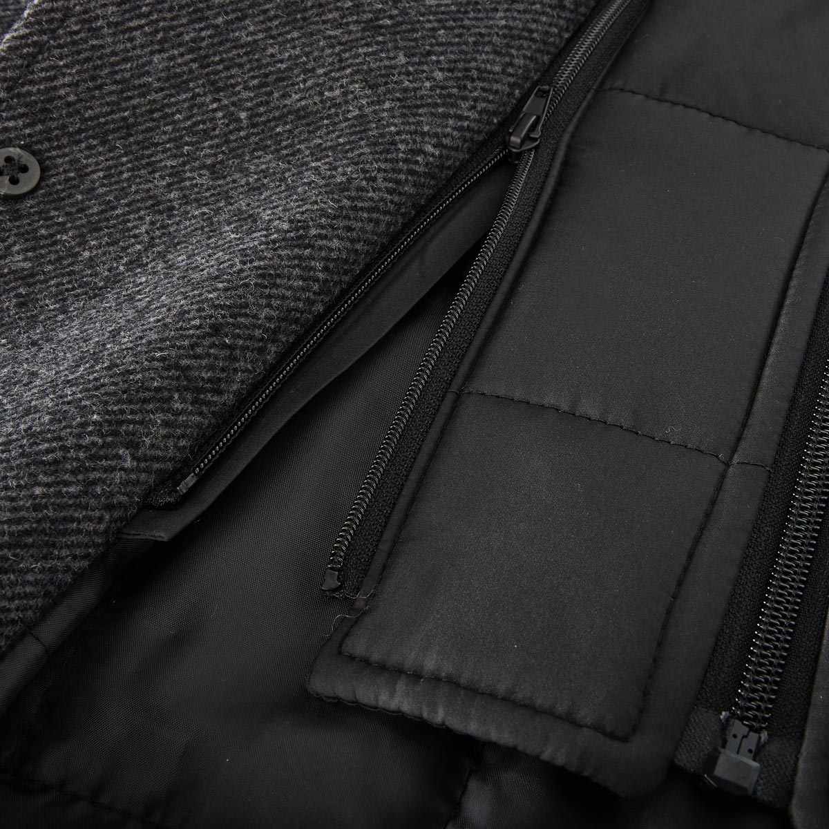 Lerros Jacke aus Wollmischung grau