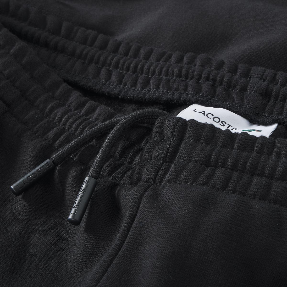 LACOSTE Jogging-Hose aus Baumwollmischung schwarz