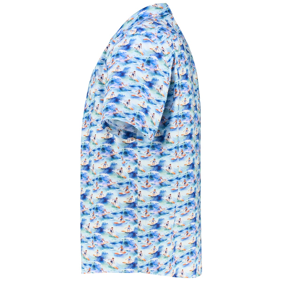 Pfundskerl Freizeithemd mit Allover-Muster dunkelblau