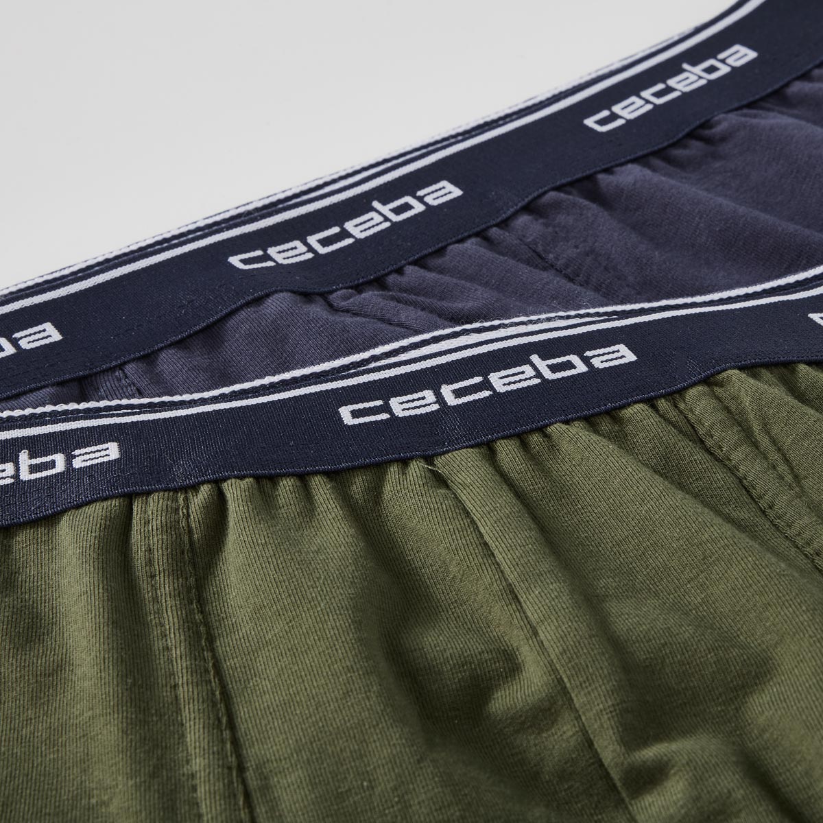 Ceceba Doppelpack Pants aus Baumwolljersey mit Stretch grün