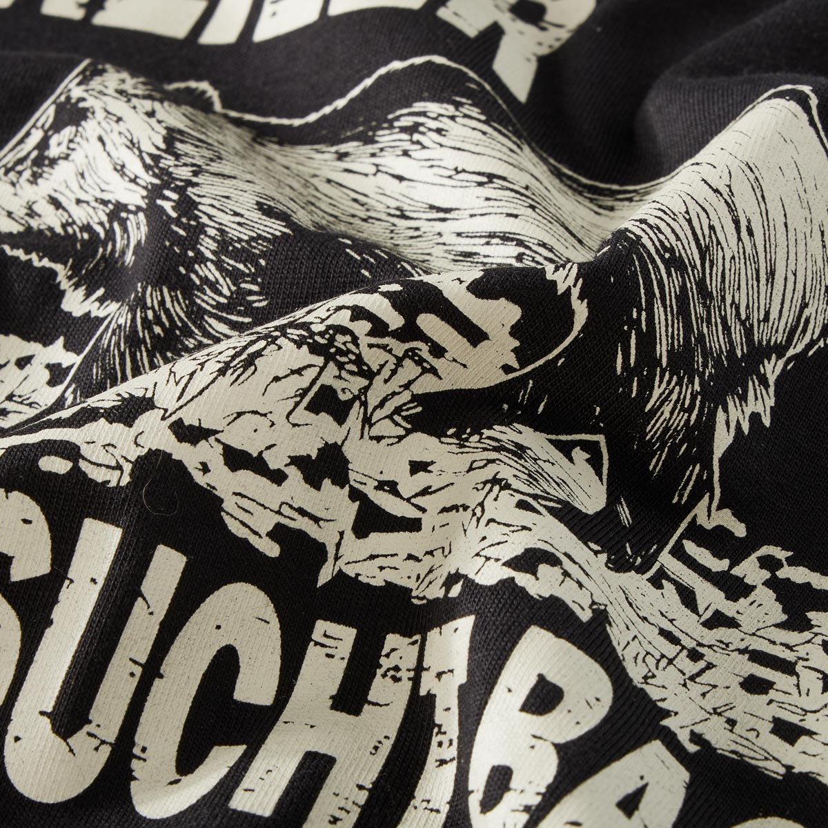 Hubertus T-Shirt mit Motiv-Print schwarz