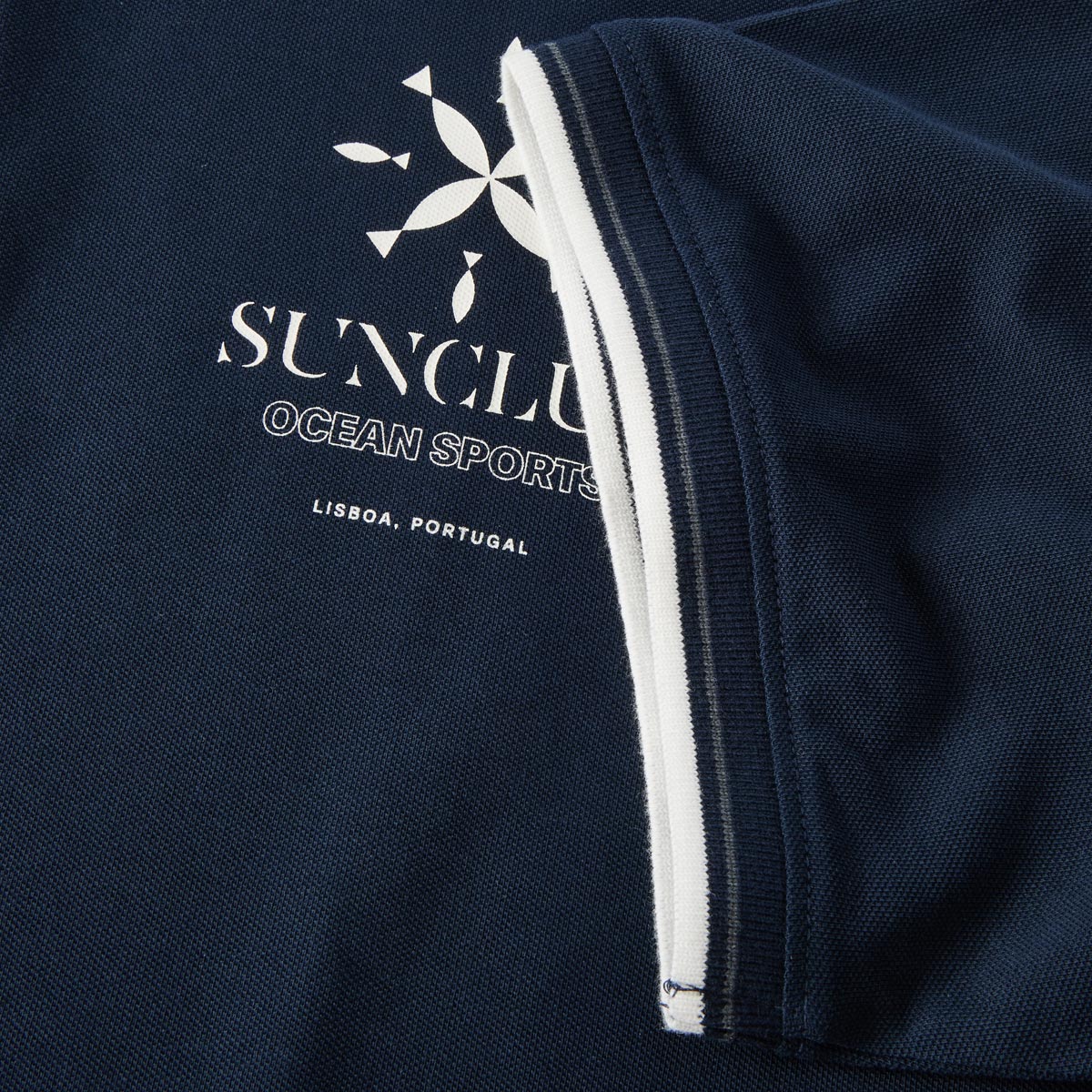 s.Oliver Poloshirt mit Motiv-Print dunkelblau
