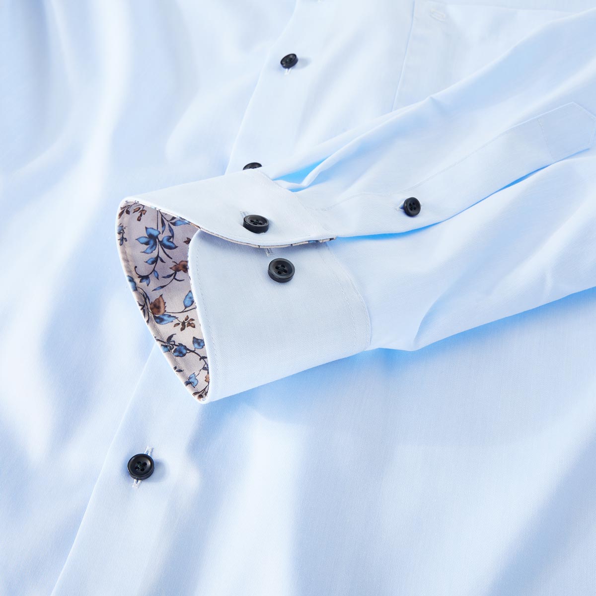 Olymp Businesshemd, bügelfrei blau