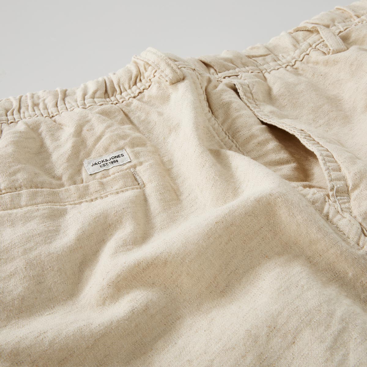 Jack&Jones Chino-Shorts mit Leinen beige