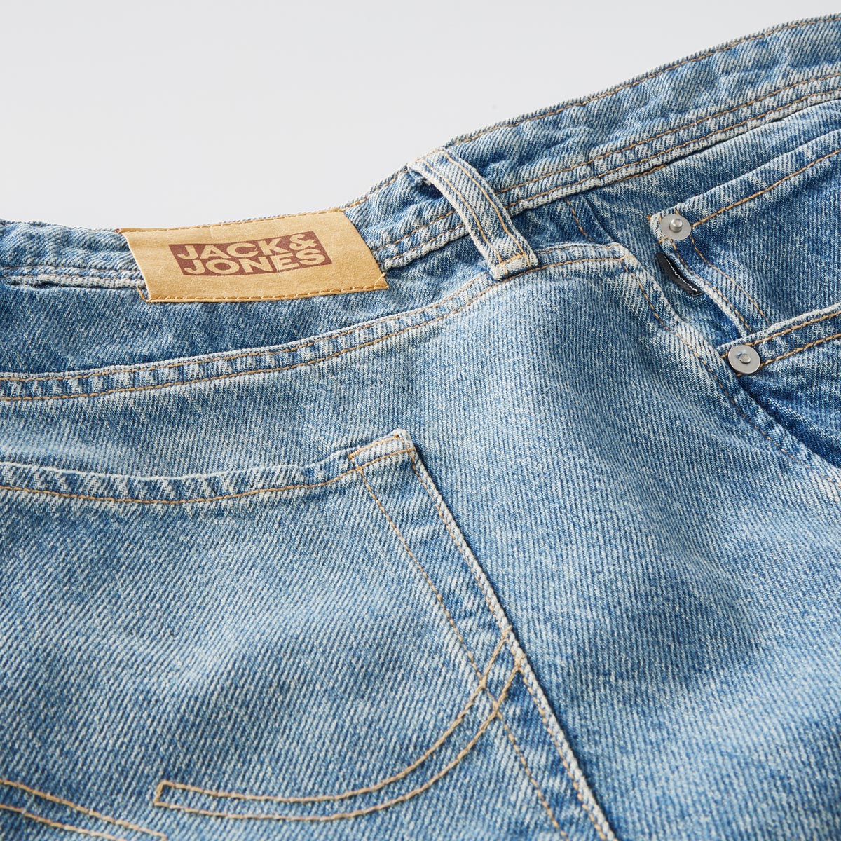Jack&Jones 5-Pocket Jeans "Chris", Loose Fit jeansblau