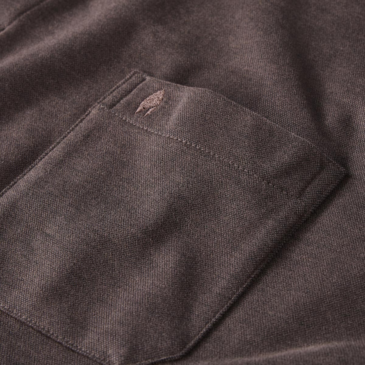 RAGMAN Poloshirt in Melange-Optik braun