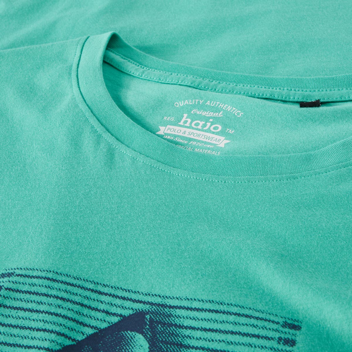 Hajo T-Shirt mit Print grün