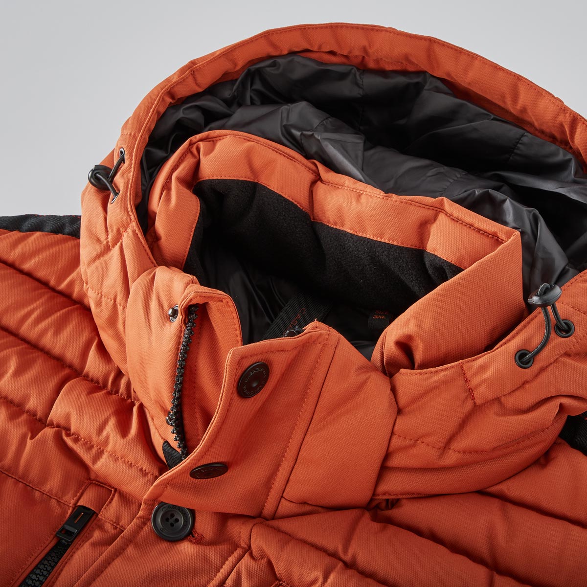 CASA MODA Wattierte Steppjacke, wasser- und windabweisend orange