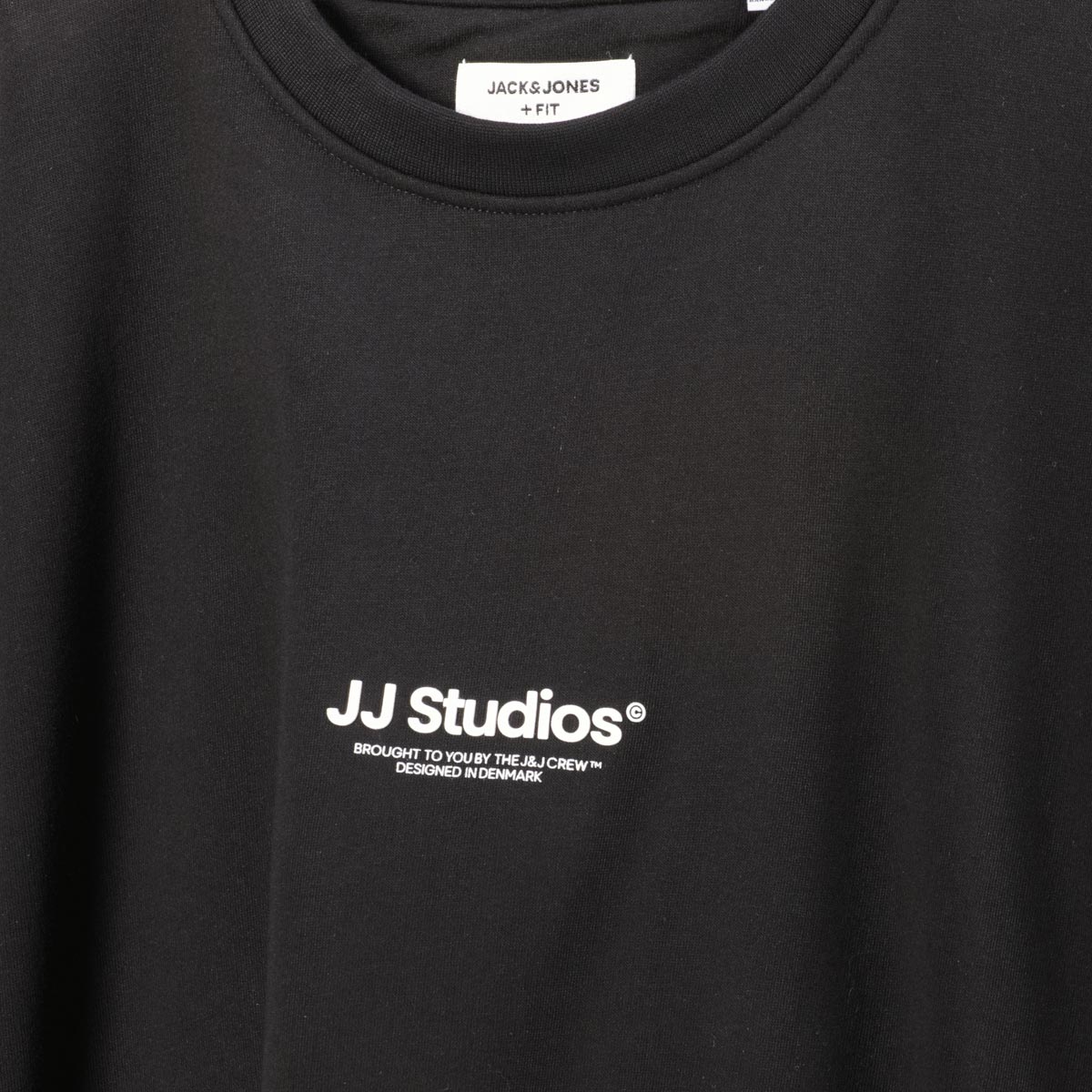 Jack&Jones Sweatshirt mit Label-Print schwarz