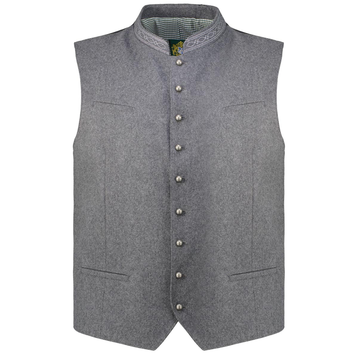 Hammerschmid Trachtenweste aus Wollmischung Farbe grau Größe: 72 günstig online kaufen