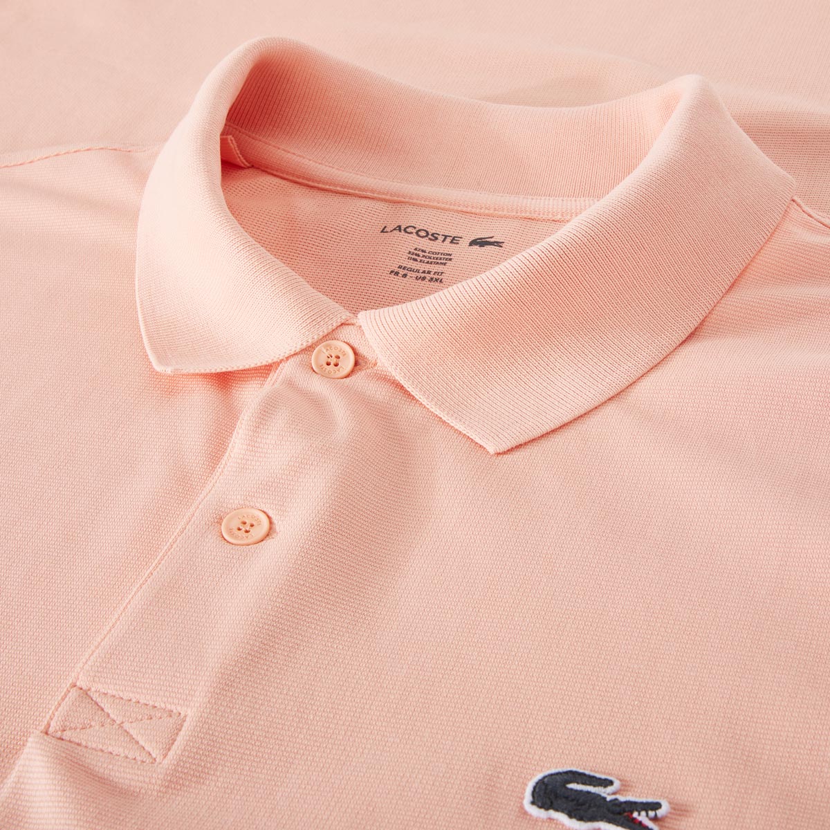 LACOSTE Poloshirt mit Stretch orange